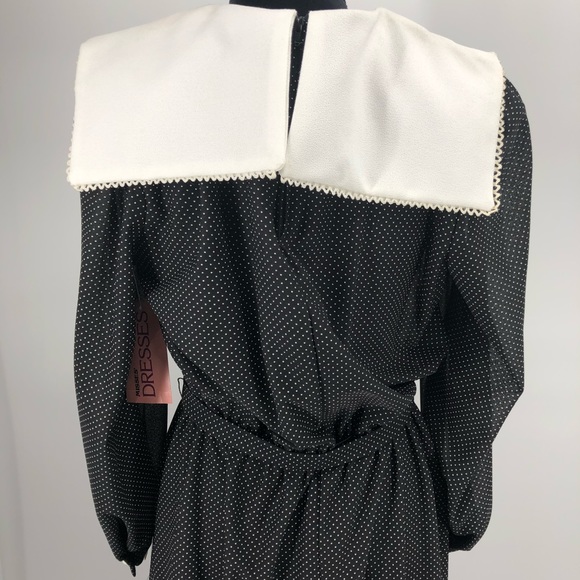 Vintage 80s Collar Dress Belt SZ 20 New Old Stock - Picture 6 of 11